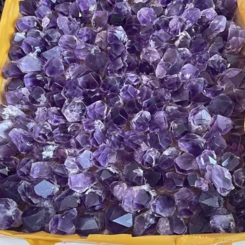Naturale Ametist Brut Cristal Violet Profund Dur Specimen De Vindecare Minerale Puncte