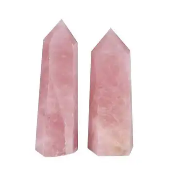 1 buc 800g-2000g Naturale de Vindecare de Cristal Roz Rose Quartz Punct pentru Decor Acasă