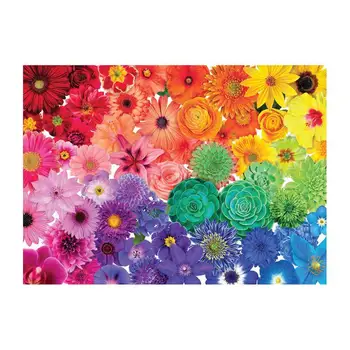 1000 Piese Puzzle Puzzle-uri de Flori Luminoase Peisaj Jucărie Cadou Plante de Jucarie pentru Copii Puzzle-uri Puzzle-uri Educaționale Flori Pentru Adulți D6U7