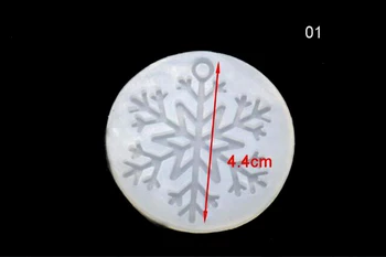 1buc DIY Frumos de Zăpadă de Moda Scrapbooking Silicon Mucegai DIY Rășină Decorative, Artizanat Bijuterii instrumente de a Face Mucegai rășină epoxidică matrite