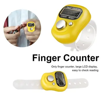 1buc Electronic Portabil Digital Counter Mini LCD Mână Deget Inelul Contra Pentru Alpinism, sporturi în aer liber Accesorii