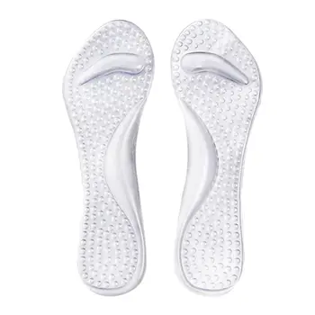 1Pair Silicon Transparent Tălpi Tocuri inalte Picior Perna Suport Arc Pantofi Tampoane 20.5*6.5 cm