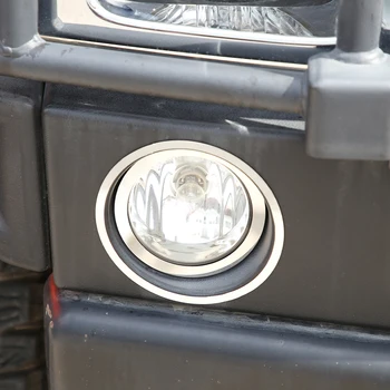 2/4 BUC Mașină de Ceață Față Inel de Lumina Decorative Garnitura Capac Lampă Strălucitoare Mașină de Styling pentru Hummer H2 2003-2009 Exterior Accesorii