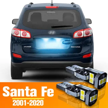 2 buc LED-uri de Lumină de inmatriculare Bec Accesorii Pentru Hyundai Santa Fe 2001-2020 2010 2011 2012 2013 2016 2017 2018 2019