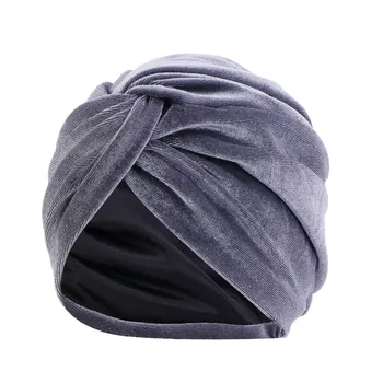 2021 Femei Turbanul Musulman Pălărie Cancer Chimioterapie Capac de Păr Capota Cap Eșarfă Folie de Acoperire Interior de zi cu Zi Pălării Confortabile шапка