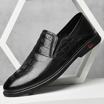 2021 Noi Barbati Pantofi Casual din Piele Clasice Negru marimi 36-47 Rochie Pantofi Barbati maro oxford Birou Formale Pantofi Pentru bărbați