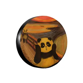 3d Custom Print Roata Anvelope Capace de Animale Drăguț Panda Universal se Potrivește cele Mai multe Masini pentru roata de Rezervă pentru Fj Cruiser