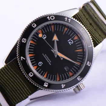 41mm Debert cadran negru bezel ceramica de sticlă de Safir miyota Automatic mens Watch