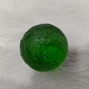 44-46mm Verde Moldavite cehă Impact Meteorit Sferă de Sticlă Mingea Naturale Piatră brută Energie de Cristal de Piatra
