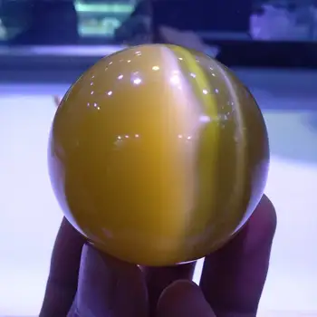 4cm Galben Ochi de Pisica glob de Cristal Sferă Sferă articole de Mobilier