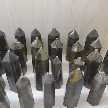 6-10cm Naturale Icre de Pește Cristal de Cuarț Bagheta de Vindecare Gem Piatră Brută Piatră de Jad Hexagon Obelisc Punct de Minerale Feng Shui Ornament Hom 0