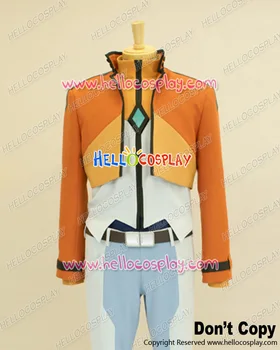 65% bumbac+35% poliester Mobile Suit Gundam 00 Cosplay Allelujah Haptism Portocaliu Costum de Uniformă H008