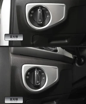 ABS, comutator de Lumină Sequin patch-uri de Lumina comutator cadru decor Autocolant Auto Accesorii pentru 2017 2018 Volkswagen VW Atlas
