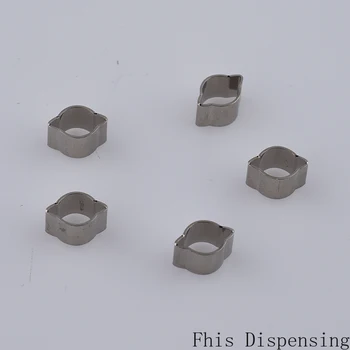 Adaptor Cataramă de Metal Conducta de Aer Japonez Comun Hoop Seringă de Dozare de Conexiune Inel de Armare Pachet de 5