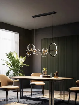 American Stil Industrial LED Candelabru Luciu Home Decor Modern, Suspensie Stil Nordic Lampă de Agățat Camera de zi Hol