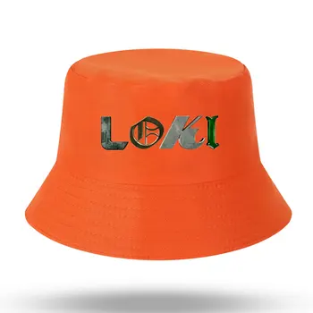 Amuzant de Dumnezeu Loki Grafic de Imprimare Bărbați Femei Pălărie Găleată în aer liber protecție Solară Plajă Capac Pescar Pălărie de Soare Drumeții, Pescuit Capac