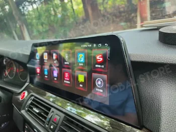 Android 11 Qualcomm Radio Auto pentru BMW Seria 5 F10 F11 2011-2016 CIC NBT 520i Bule Anti-Orbire Ecran 4G, GPS, Player Carplay WiFi