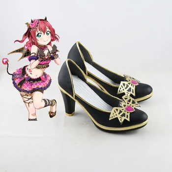 Anime Cosplay Pantofi Dragoste Imagini De Soare Aqours Mic Diavol Ruby Yoshiko Dia Halloween Tocuri Inalte Membri Cu Drepturi Depline