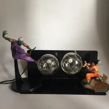 Anime DBZ Luptă versiune Piccolo VS Vegeta Spiritul Bomba Figura de lumină LED mingea bec Lampa de Jucărie Kamehameha Explozie Scena power ball