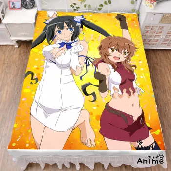 Anime-ul japonez DanMachi Hestia foaie Arunca Patura de Pat Plapumă Cosplay Cadouri Foaie de Plat