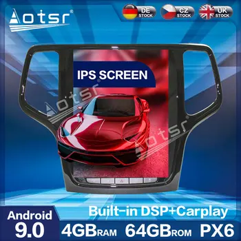 Aotsr Tesla Stil PX6 Android 9.0 64G Masina Jucător de Radio Navigatie GPS Auto Stereo Multimedia Juca Pentru JEEP Grand Cherokee+