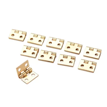 Aur, Argint Mini Balamale Mobilier, Accesorii Decorative Mici Balamale Pentru Cutie de Bijuterii Mobilier Hardware 8mmx10mm