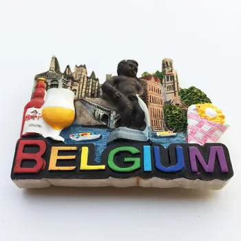BABELEMI New Sosire 3D Belgia Bruxelles Manneken Pis Turistice Suvenir Magnet de Frigider Frigider Autocolant