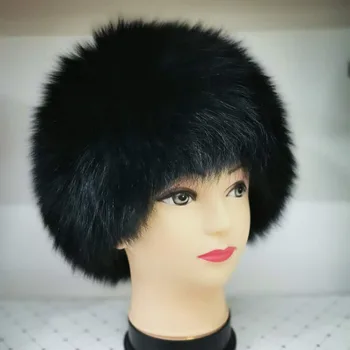 Blană de vulpe Bombardier rus de Bombardiere Pălării și Capace Originale Blana Femei Nou Îngroșa Animale Reale Pălării Pălării de Blană Pentru Femei