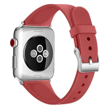 Bratara Pentru Apple Watch Band 38mm 40mm 42mm 44mm Silicon Apple Curea de Ceas Iwatch Benzi Pentru Apple Watch Series4/3/2/1 81006