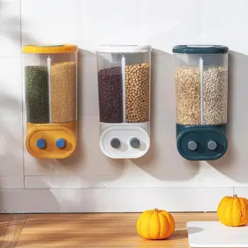 Bucătărie Alimentare Cutie de Depozitare Container Set Cămară Organizarea Canistre de Plastic Organizator Cu Capac Ideal pentru Cereale