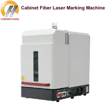 Cabinetul de Fibre Laser Marcare Mașină de 30W 50W Bijuterii de Metal Marcare Gravura Mașină