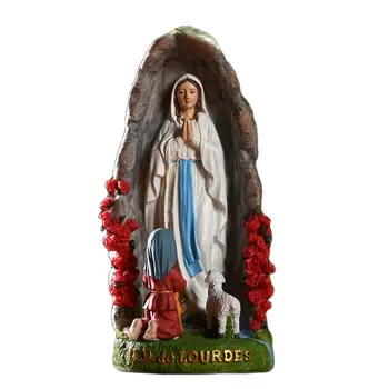 Calugarita Rășină Statuie Sculpturi Ornamente Religioase Biserica Decor Acasă Figurina Cadou De Crăciun De Afișare