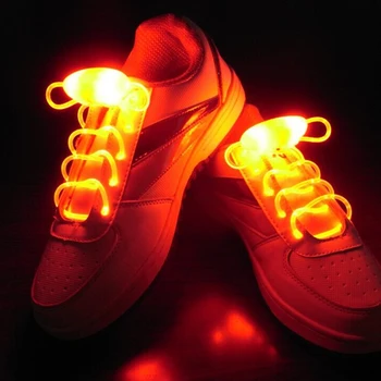 CONDUS Sportiv Șireturi Flash de Lumină Până Glow Stick Curea Șireturile Club de Petrecere Noua Sosire Promovarea Șiret Catarama Yeezy