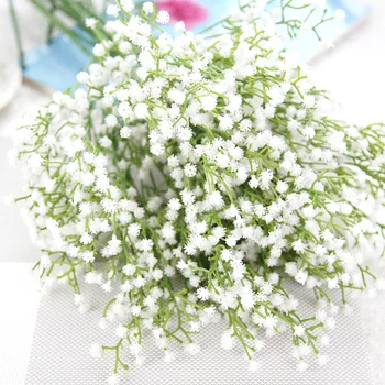 Copil alb Respirație Artificială Flori pentru Decor Nunta Eveniment de Partid materiale de Înaltă Calitate Flori Decorative Coroane de flori