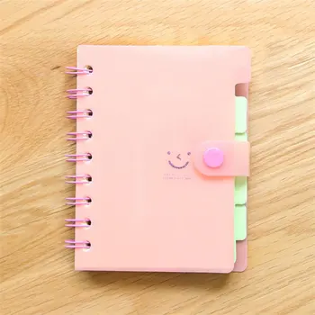 Coreea de papetărie drăguț notebook Învățare Bobina Notebook Pad Memo Pad Notă Școală Papetărie de Birou