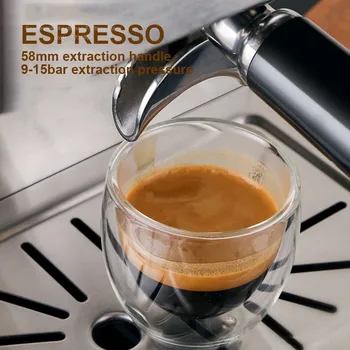 CRM3812 Mașină de Espresso 3 Cazane de 15 Bar Presiune Mare de Extracție Profesionale de Cafea Pentru Cafenea Cu boabe de Cafea Rasnita