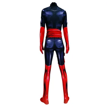 Dark Phoenix Fete Costum de super-Erou Costum de Spandex 3D Imprimate Cosplay Zentai Costum Body cu Cercevea