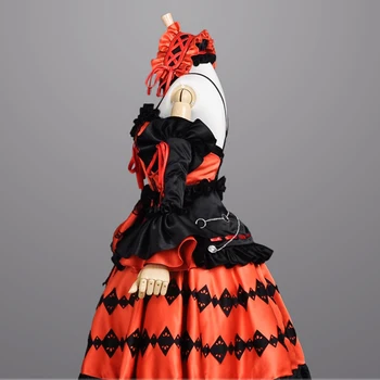 Data Live Cosplay Costum Tokisaki Kurumi Hallween Petrecere Costum Rochie De Moda Pentru Femei Fata