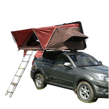 De înaltă calitate din aluminiu mașina în aer liber pe acoperiș cort de camping 2-3 persoane acoperiș cort soft shell
