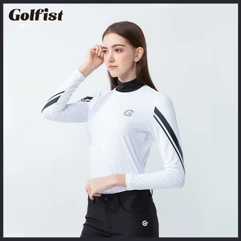 Golfist Toamna Iarna Noi Femeile Golf Camasa Maneca Lunga 2 Culori Tricou Polo Golf Sport în aer liber de Agrement T-shirt iute Uscat Jersey