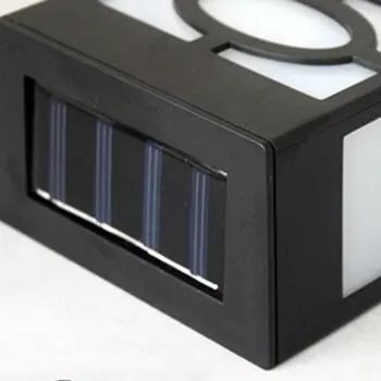 ICOCO 2 LED-uri Super Luminoase de Energie Solară Perete Lampă de economisire a Energiei ABS Lumina de Noapte rezistent la apa pentru Grădină în aer liber, Peisaj Dropship