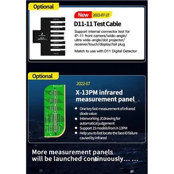JCID D11 Digital Detector de Conectare Bluetooth Pentru Măsurarea PCB Board Date de Scurt-Circuit de Reparare Întreținere Online Desene Instrument