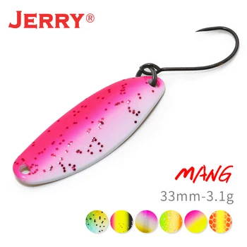 Jerry Mang apă Dulce Mteal Lingura de Pescuit Nada 3.1 g Momeli Artificiale Swimbait Pentru Păstrăv de Bas de Pescuit Aborda