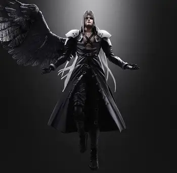 JUCA ARTE Final Fantasy Sephiroth Acțiune Figura Model de Păpușă Jucărie 28cm 0