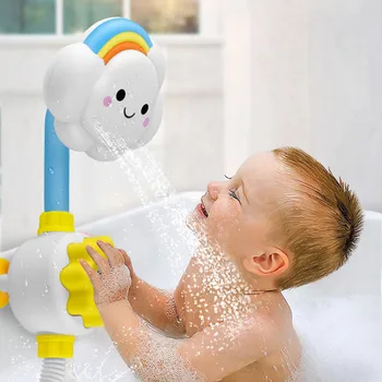 Jucarii de baie pentru Copii Baby Joc de Apă de Nori Model de Robinet Duș Spray cu Apa de Jucarie Pentru Copii Stropit Aspersoare Baie Copil Jucărie