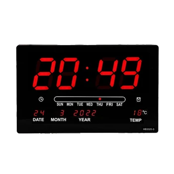 LED Calendar Perpetuu Ceas Electronic Digital Ceas de Perete cu Alarma Temperatura Ceasuri de Masa Camera de zi de Decorare