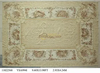 Manual Nouă Listă Aubusson Ac Punct Tapestr de Antichități franceză Lână secolului al 19-Lea Covor Aubusson