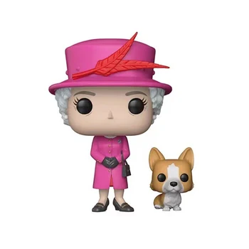 Marea BRITANIE Regina Elisabeta a II-a Cu Kirky Vinil Acțiune Figura Model de Jucării Pentru a Colecta Cadouri de Crăciun
