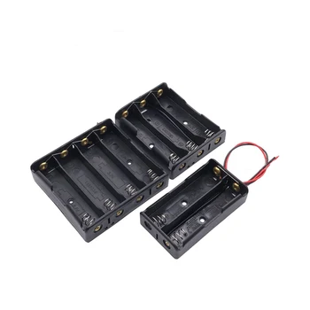 MasterFire 500pcs/mulțime de Baterie din Plastic Coajă 2 3 4 Sloturi Pentru 2x 3x 4x 18650 3.7 V Baterii Suport Cutie de Depozitare Caz Cu Fir de Plumb