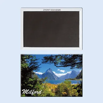Milford Sound este un fiord din Noua Zeelandă modelului Insula de Sud Magneți de Frigider 21985 Lumea Scena Turistică,Fotografie de Memorie